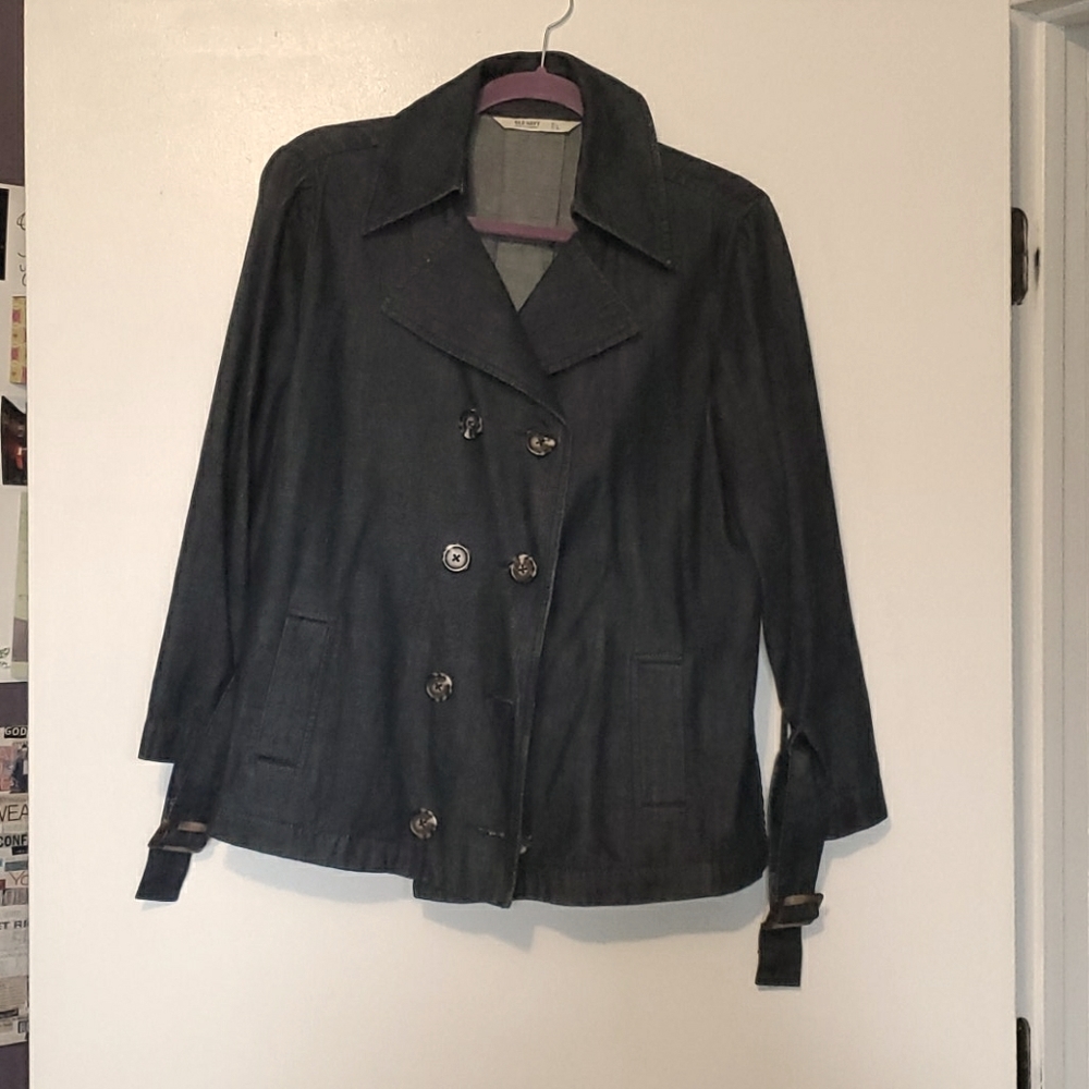 Blue jean blazer